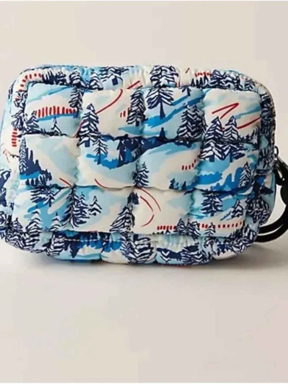 Free People Limited Edition Quilted Printed Mini Case ⛷️ ALPINE